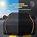 Waterproof Car Cover Custom Fit for Tata Bolt Hatchback,Outdoor All Weather Cover for Automobiles,Snow Proof,UV Proof,Scratch Proof with Door Zipper,Black