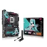 ASUS ROG Strix X870E-H Gaming WiFi7 Hatsune Miku Edition AMD ATX Mainboard (16+2+1 Leistungsstufen, DDR5, 4x M.2 Steckplätze, M.2 Q-Release, PCIe 5.0, WiFi 7, 2x USB4, USB 10Gbps Typ-C, Aura Sync RGB)
