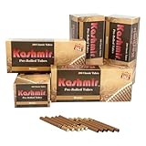 Kashmir Cigarette Tubes Bronze – 1000 Count (200pcs x 5 Boxes) – Pre-Rolled Tubes – Natural Paper, Smooth Draw, Easy to Fill | Compatible with Manual & Electric Injector Machines