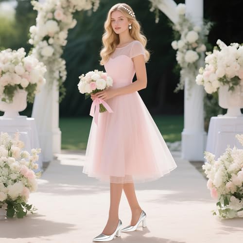 Women's Closed Pointed Toe Pumps Chunky Block High Heel Dress Office Party Wedding Shoes for Women4