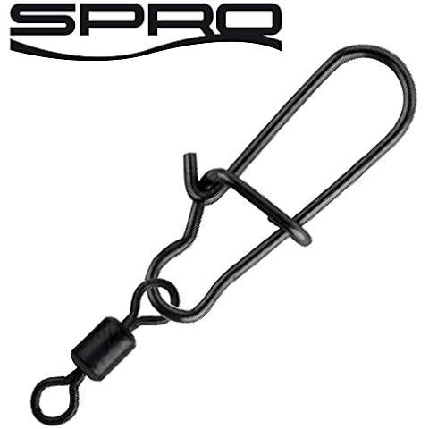 Spro Matt Black Easy Snap + Rolling Swivel Cover