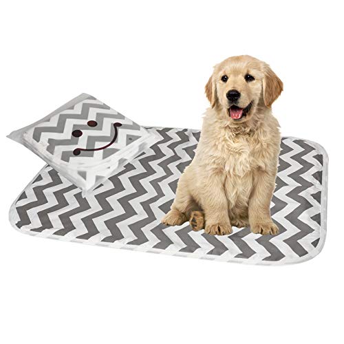 2PCS Reusable Puppy Pads Puppy Training Pads, Washable Dog Pet Training Pee Pads, Super Absorbency Puppy Rabbit Pad for Indoor Outdoor Car Travel (50x70cm) - Image 7