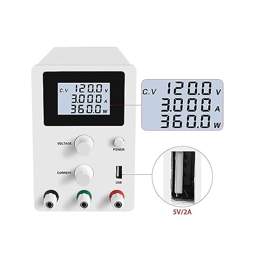 Fuente de alimentación CC regulable R-SPS de laboratorio con USB 3