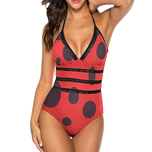 Maillot de bain une pièce sculptant pour camoufler les rondeurs abdominales col V