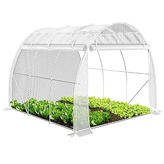 Vounot serre tunnel 6 m², acier 19 mm, bâche 140 g/m²