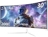 Z-Edge 30 Inch Ultrawide Curved Gaming Monitor 200Hz