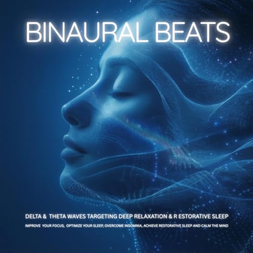 Diseño de la portada del título Delta & Theta Waves Targeting Deep Relaxation and Restorative Sleep - Improve Your Focus,
