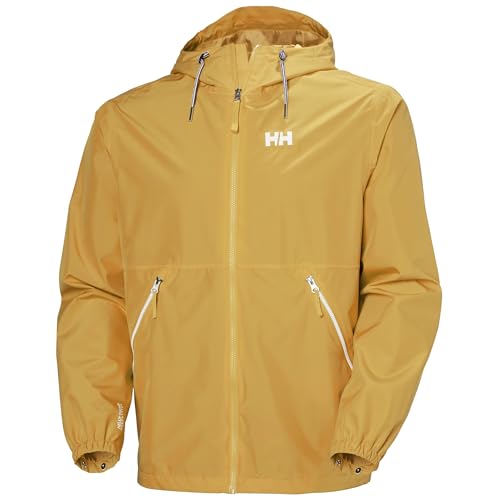 Helly-Hansen Sandoy Rain Jacket for Men, Waterproof Breathable Coat with Adjustable Hood and Zippered Pockets3