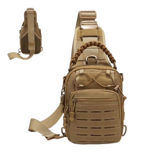 para hombre, de pecho para hombro, mochila ligera e impermeable, bolsillos de almacenamiento para entrenamiento, correr, deportes al aire libre, ciclismo