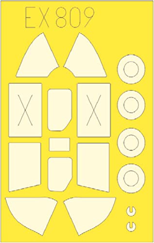 EDUEX809 1/48 De Havilland Chipmank T.10 Paint Mask Seal (For Airfix) Plastic Model Masking Seal
