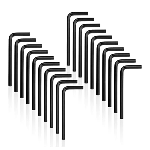 YIEMI 1.5mm Allen Wrench Hex Key L Shaped 20PCS | CR-V Steel, Hexagon Head, For Automobile Mold, Home Appliance Repairing