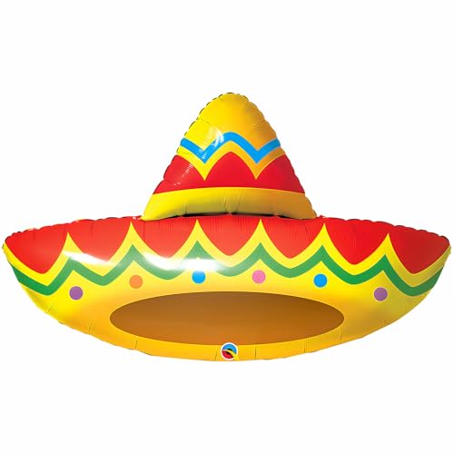 Sombrero Qualatex 104 cm ballon géant pour réussir une décoration de buffet