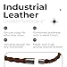 Urban Survival Gear USA Handmade Thick Braided Genuine Leather Necklace with Secure Clasp – Chain for men and women - leather necklace cord Available in 16, 18, 20, 22 Inches & Custom Size