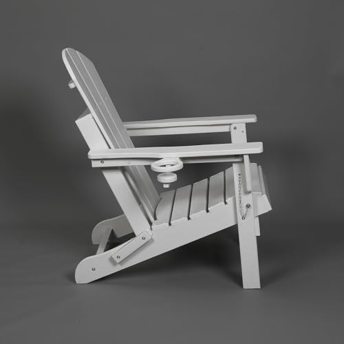 Chaise pliante Adirondack résistante aux intempéries texture bois - 4