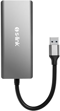 S-link SL-CR51 Type C and USB3.0 to CF/SD/M2 Ngff/Micro SD/MS 5 in 1 Metal Card Reader