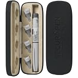 SECURAPEN Monjaro Travel Case Injection Pen Travel Case, Compatible with Mounjaro, with Steel Protect Hardshell Storage with Needle Slots for Holidays & Travel, for Weight Loss Pens. Slim (Black)