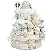 MomsStory - Windeltorte "Stern & Schaf Family" - Handgefertigte, neutrale Windeltorte für Jungen und Mädchen - Baby-Geschenk zur Geburt oder Babyparty