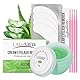 LASHVIEW Wimpernextensions-Entfernungscreme Sanfte Aloe-Formel, Wimper-Entferner-Set mit Augenpads & Watte stäbchen (10g)