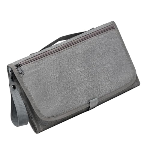 Bolsa para pañales con cambiador portátil y ganchos para un cochecito organizado 6