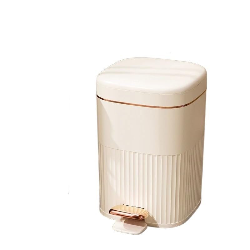 Miniatura 3 de Contenedor de residuos Cubo De Basura De Lujo Con Pedal, Cubo De Basura De Doble Cubierta Abierta, Cubo De Basura De Gran Capacidad, Cubo De Basura