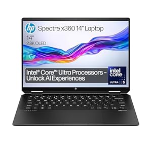 HP Spectre x360 14″ 2in1 Laptop | Intel Core Ultra 5-125H | AI Enhanced | 16GB RAM | 512GB SDD | Intel Arc Graphics | 2.8K OLED Touchscreen | Up to 13 hs Battery | Intel Evo | Win 11|Black|14-eu0006sa