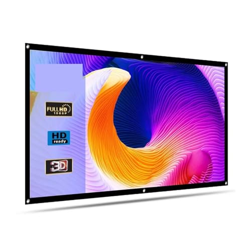 Pantalla montada en la pared de 100 pulgadas para fijar sin dañar tu salón