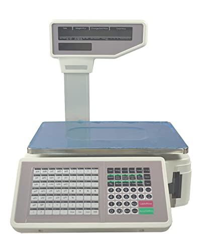 Báscula digital comercial 30kg/66lb con impresora térmica miniatura 1