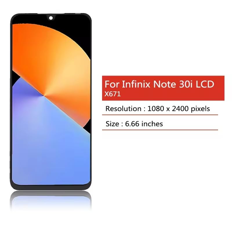 Resolver fallos de imagen en Infinix Note 30i X6716 con pantalla táctil LCD SHOWGOOD 2