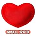 Personalized Custom Heart Pillow with Childs Name Gift Small Pillow for Kids and Adults Girls Boys Custom Pillow with Name (Small (RED) 12