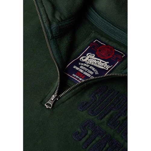 Pull col tunisien zippé oversize femme Superdry Vintage Athletic - vue 3
