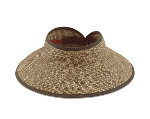San Diego Hat Company UBV002 Sun Hat Visor Multi Brown One Size