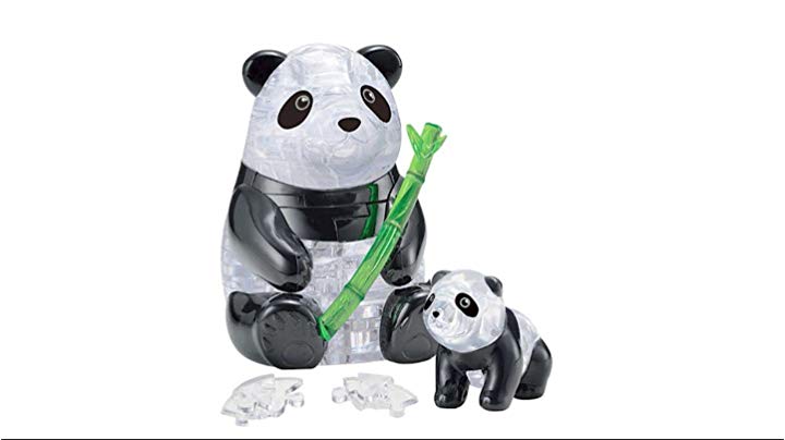 Amazon.co.jp: 50ピース クリスタルパズル パンダ&ベビー : おもちゃ