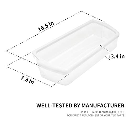 Sikawai W10321304 Refrigerator Door Shelf Bin Replacement WPW10321304 for Whirlpool Kenmore Replaces 1796791,AP6019471,PS11752778,EAP11752778 - Thumbnail 2
