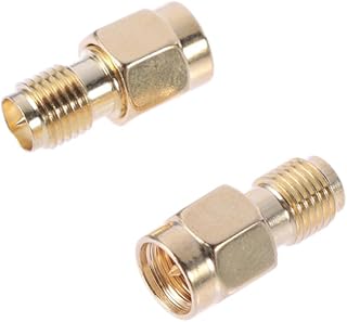 UKCOCO 2 Peças Adaptador Sma Sma Macho Para Rp-Sma Fêmea Rp-Sma Fêmea Adaptador Sma Macho Adaptador Cabo De Extensão Roteador