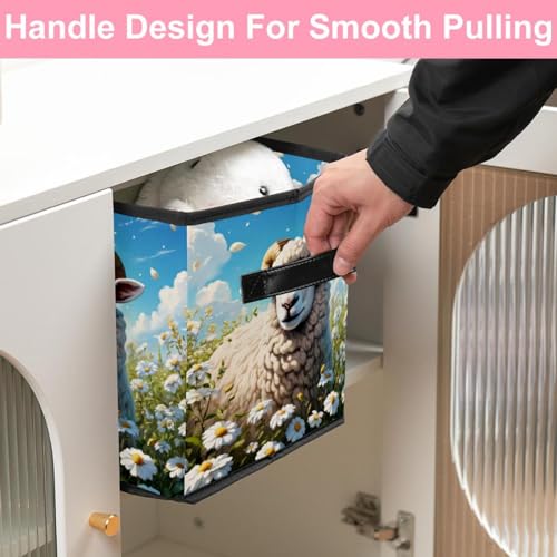 Grand cube de rangement pliable boîte organisateur de placard maison