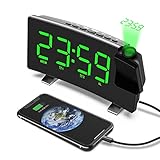 ⏰ 【Double Alarms】 Double Alarm Le permite, así como su pareja, para establecer el tiempo de despertar por separado sin reiniciar. La repetición le ofrece 9 minutos de sueño adicional antes de volver a alertar hasta que esté completamente apagado (el tiempo de repetición se puede configurar de 5 a 60 minutos).