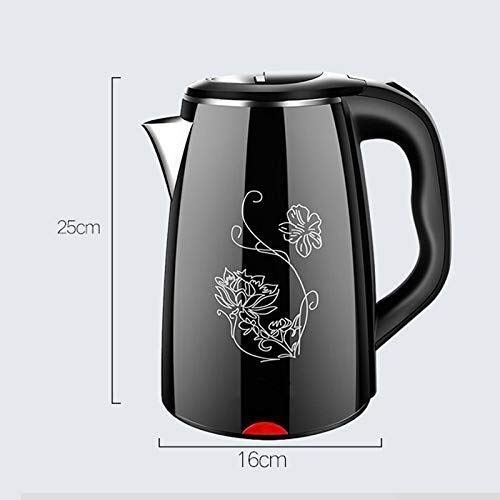 Hervidor eléctrico antiquemaduras con doble cuerpo 2.2L negro miniatura 6