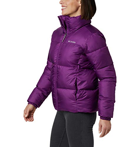 Columbia Jaqueta feminina Puffect com ameixa, grande