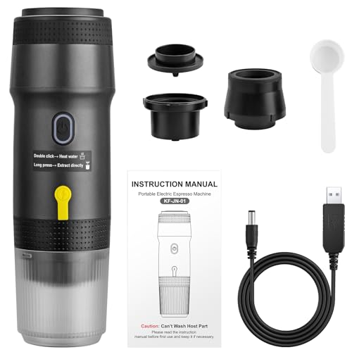 Diceaynico Portable Espresso Maker with Smart Anti-Dry Burn, 25Bar Self-Heating Electric Coffee Maker for Travel, RV, Office & Home - Image 8