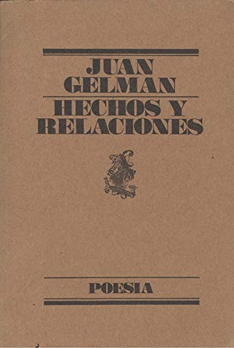 Portada de Hechos y relaciones