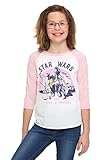 Star Wars Girls' Long Sleeve T-Shirt, Sugar/Patti, XX-Large/14/16