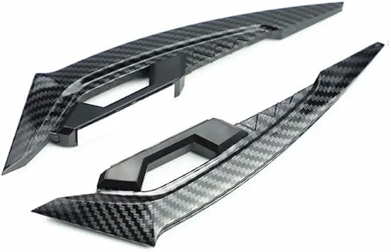 2 Pcs Motorbike Front Side Spoiler for Vespa GTS Super 300 2023-2024, Air Dam Cowl Frame Cover Splitter Lip Fairing Extensions Deflector Winglet Plate