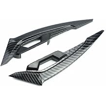 2 Pcs Motorbike Front Side Spoiler for Suzuki GN 125, Air Dam Cowl Frame Cover Splitter Lip Fairing Extensions Deflector Winglet Plate