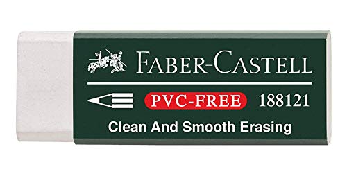 Faber-Castell 188121 - Goma de borrar 7081 N sin PVC, pl&aacute;stico (1...