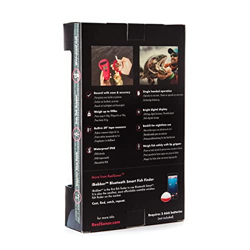 Ibobber Waterproof And Floating Digital Fish Scale Ip68 Rating, Weights Up To 99 Lb Or 45 Kg, Incredibly Simple To Use, Comes With Quick-Release Fish Gripper #TOP7