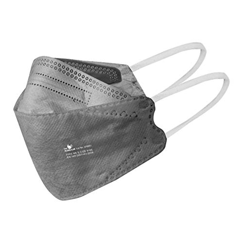 Image of Unisex FFP2 / N95 Japanese Willow Breathable and Disposable Mask with TML Ultra Breathe (Grey) - Pack of 20