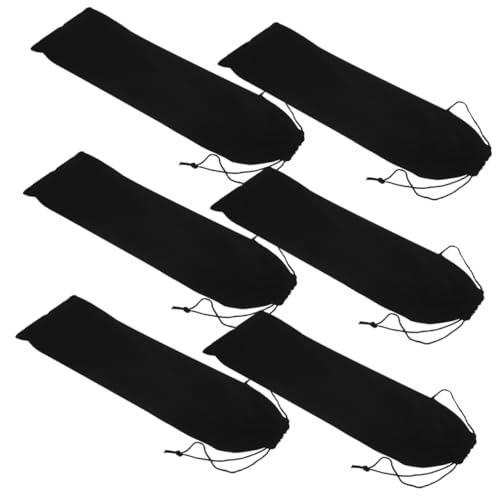 6 Pezzi Borsa Da Viaggio Per Strumenti Dei Capelli Per Accessori Per Organizer Da Per Parrucchieri Da Per Dei Nero 44X12CM