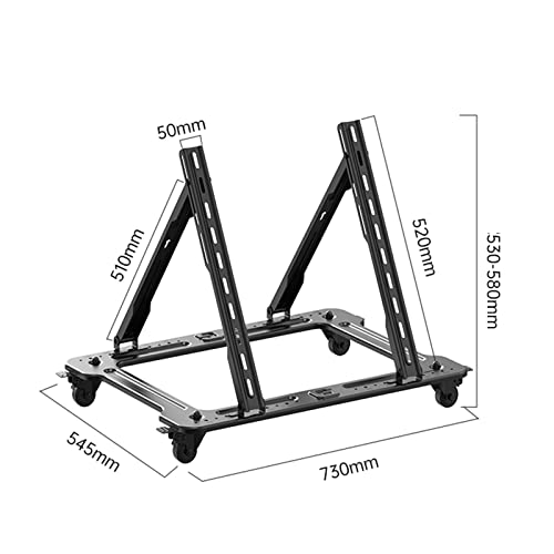 Soporte Móvil Bajo con Ruedas y Montura Inclinable para TV miniatura 2