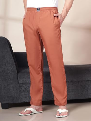 Image of Urban Scottish Solid Men's Lounge Pants 100% Cotton Pajama for men Night Pants Comfortable Regular Fit Track Pants Leisure-Wear Lower with an Elastic Waist-Band Casual Style, Machine Washable Pyjamas