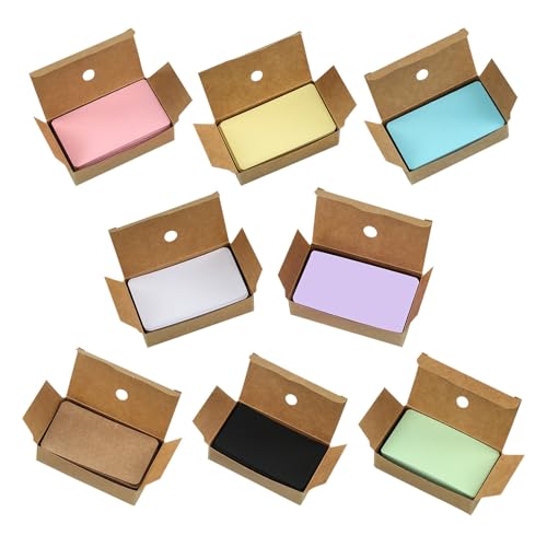 Cartes manuscrites vierges pour bricolage DIY papier supérieur WOONEKY